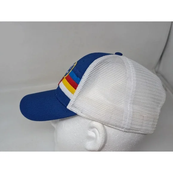 St Louis Blues Snapback Trucker Hat Cap Mesh Trumpet Logo Vintage Hockey Retro - Picture 4 of 7